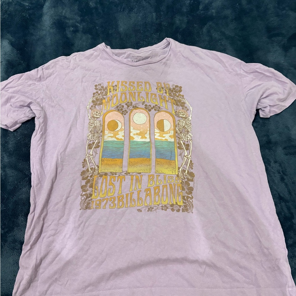 Billabong Graphic T-Shirt - Light Purple